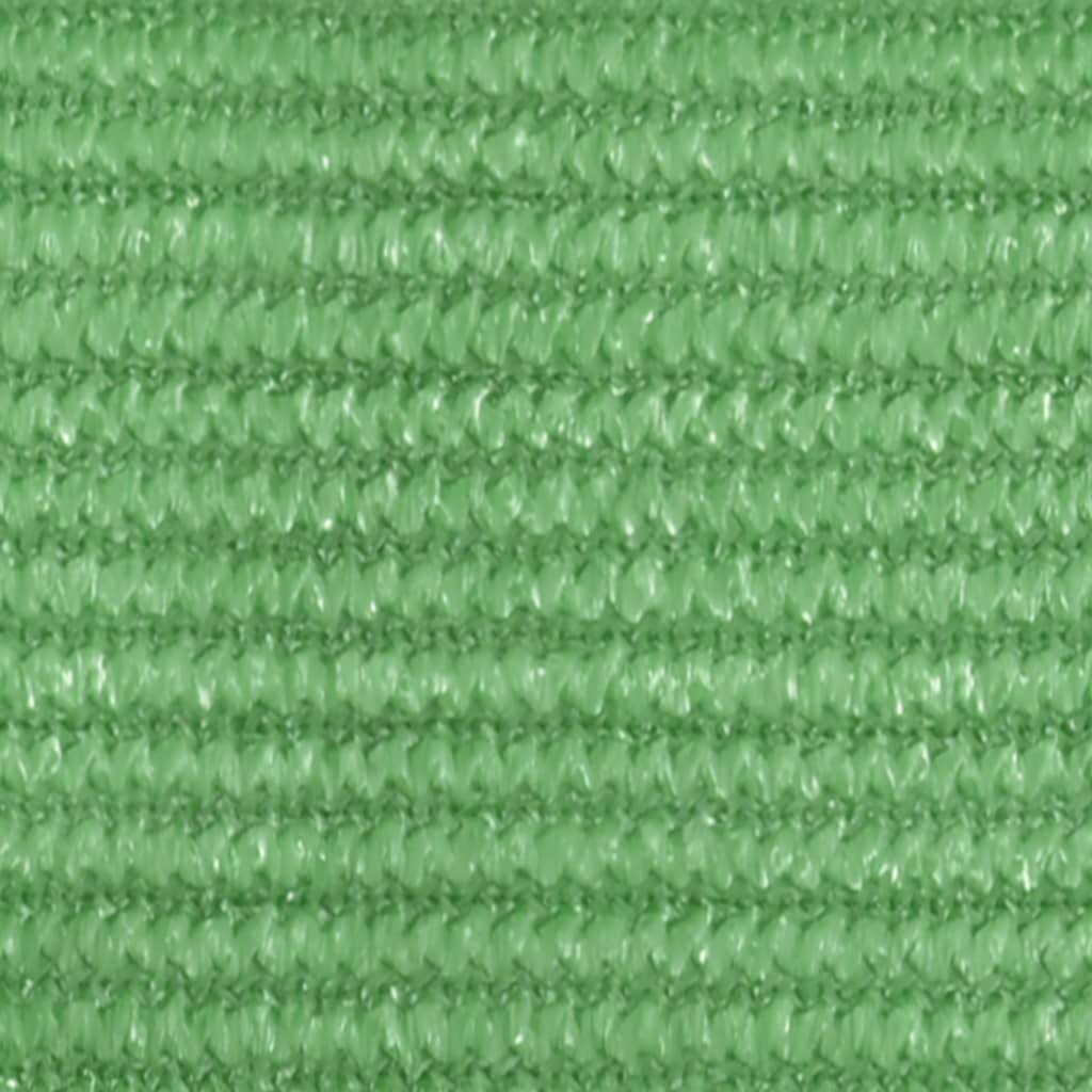 vidaXL Voile d'ombrage 160 g/m² rectangulaire vert clair 2x3,5 m PEHD