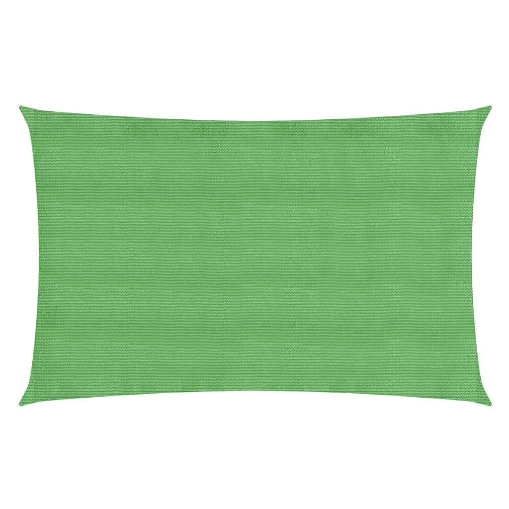 vidaXL Voile d'ombrage 160 g/m² Vert clair 2x5 m PEHD