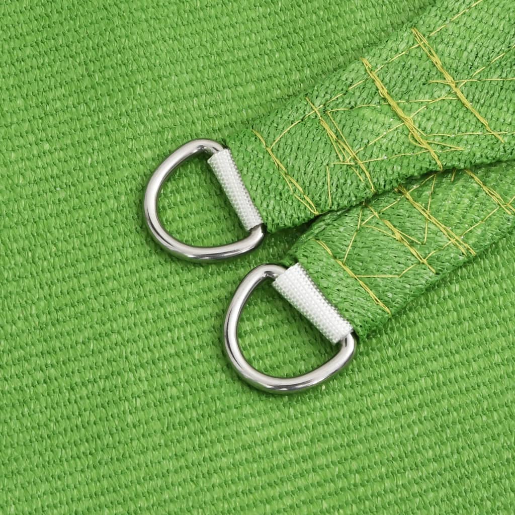 vidaXL Voile d'ombrage 160 g/m² Vert clair 2x5 m PEHD