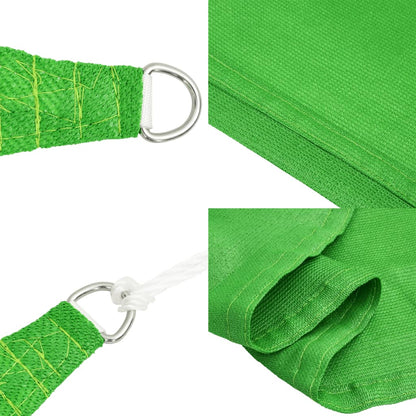 vidaXL Voile d'ombrage 160 g/m² Vert clair 2x5 m PEHD