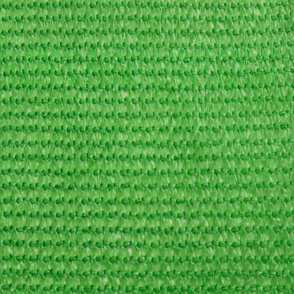 vidaXL Voile d'ombrage 160 g/m² Vert clair 2x5 m PEHD