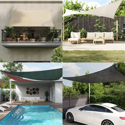 vidaXL Voile d'ombrage 160 g/m² Vert clair 2x5 m PEHD