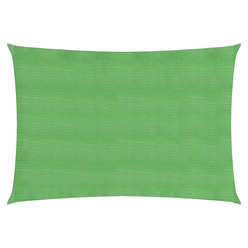 vidaXL Voile d'ombrage 160 g/m² rectangulaire vert clair 2,5x5 m PEHD