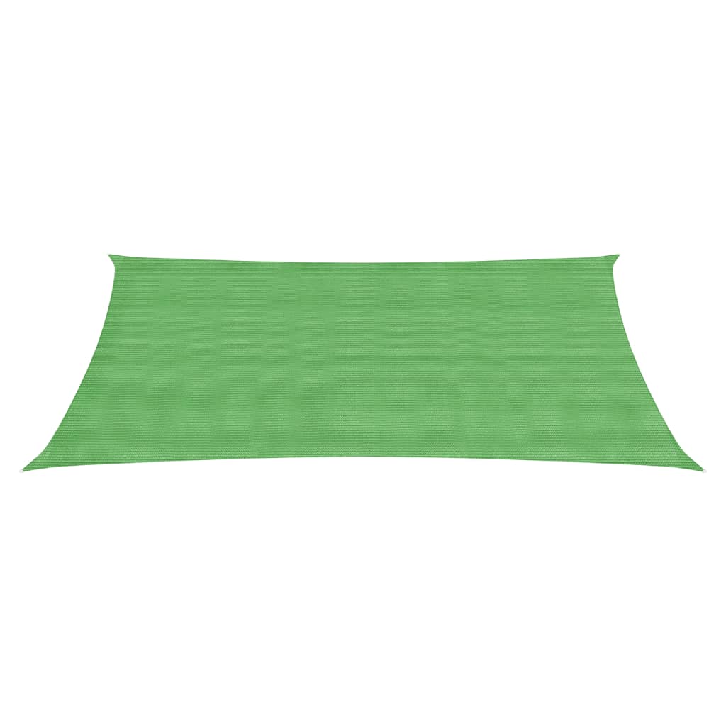 vidaXL Voile d'ombrage 160 g/m² rectangulaire vert clair 2,5x5 m PEHD