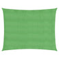 vidaXL Voile d'ombrage 160 g/m² Vert clair 3x4 m PEHD