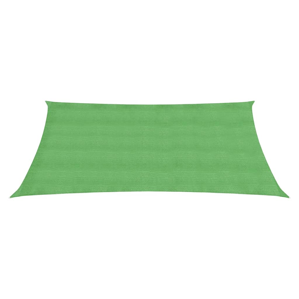 vidaXL Voile d'ombrage 160 g/m² Vert clair 3x4 m PEHD