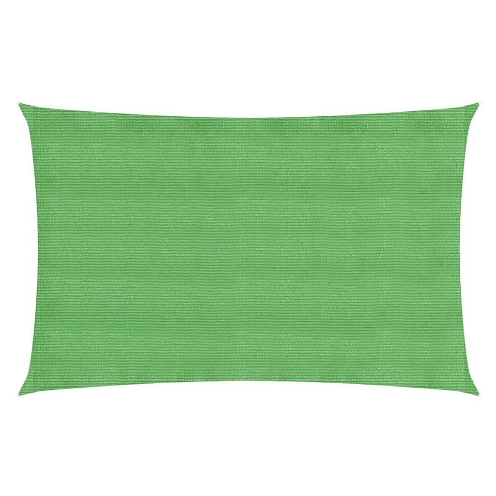 vidaXL Voile d'ombrage 160 g/m² Vert clair 3x6 m PEHD