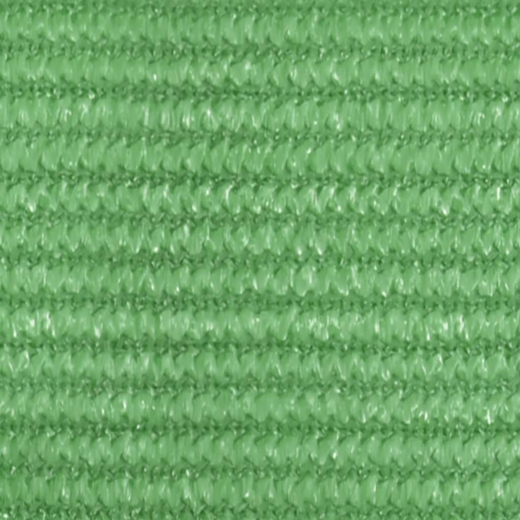 vidaXL Voile d'ombrage 160 g/m² Vert clair 4x7 m PEHD
