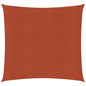 vidaXL Voile d'ombrage 160 g/m² Terre cuite 2x2,5 m PEHD