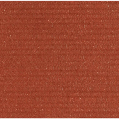 vidaXL Voile d'ombrage 160 g/m² Terre cuite 2x2,5 m PEHD