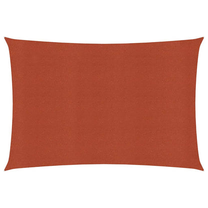 vidaXL Voile d'ombrage 160 g/m² Terre cuite 2x3 m PEHD
