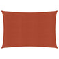 vidaXL Voile d'ombrage 160 g/m² Terre cuite 2x3 m PEHD
