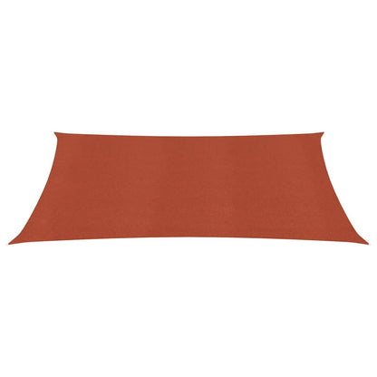 vidaXL Voile d'ombrage 160 g/m² Terre cuite 2x3 m PEHD