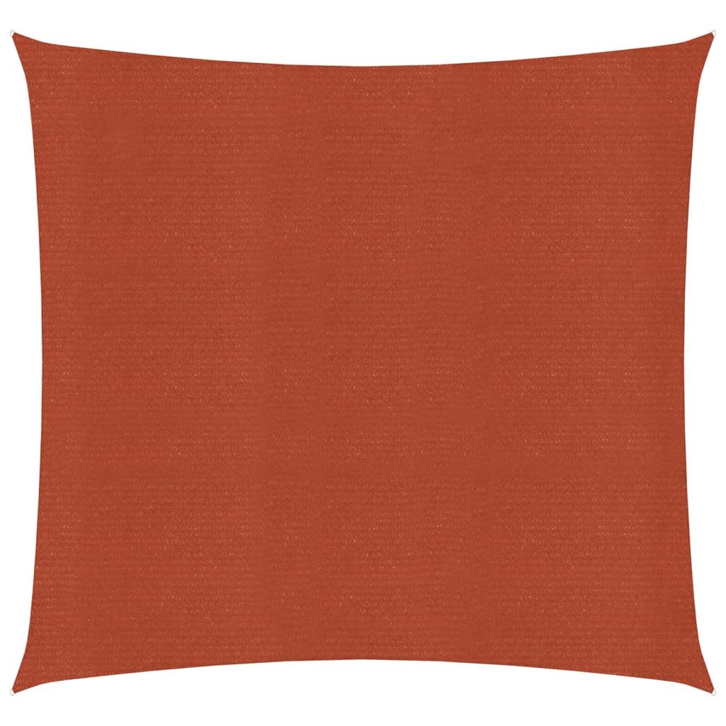 vidaXL Voile d'ombrage 160 g/m² Terre cuite 2,5x3 m PEHD