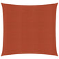 vidaXL Voile d'ombrage 160 g/m² Terre cuite 2,5x3 m PEHD