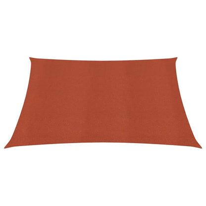 vidaXL Voile d'ombrage 160 g/m² Terre cuite 2,5x3 m PEHD