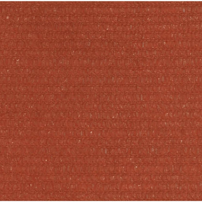 vidaXL Voile d'ombrage 160 g/m² Terre cuite 2,5x4,5 m PEHD