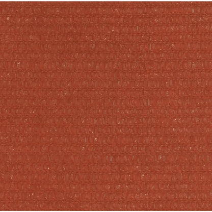 vidaXL Voile d'ombrage 160 g/m² Terre cuite 3x5 m PEHD