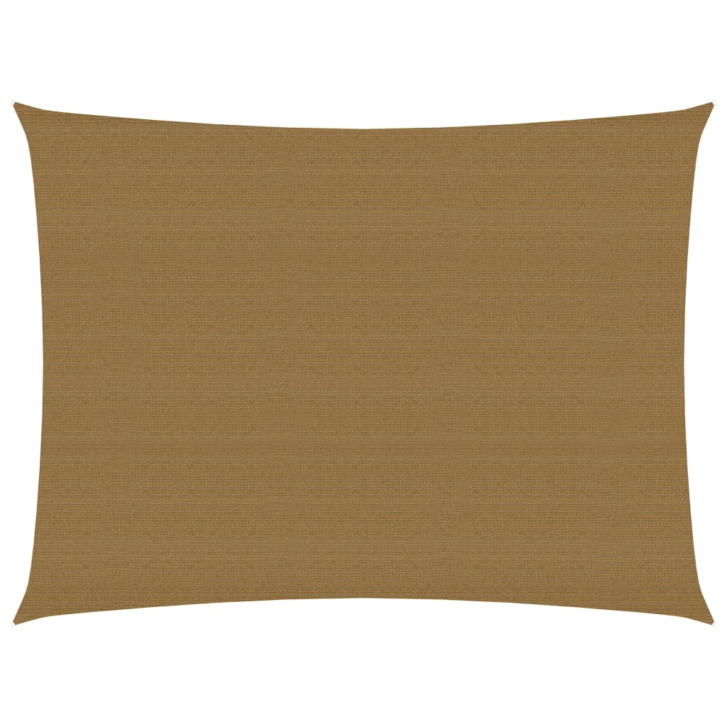 vidaXL Voile d'ombrage 160 g/m² Taupe 3x4,5 m PEHD