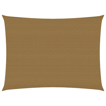 vidaXL Voile d'ombrage 160 g/m² Taupe 3x4,5 m PEHD