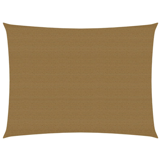 vidaXL Voile d'ombrage 160 g/m² Taupe 3x4,5 m PEHD