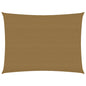 vidaXL Voile d'ombrage 160 g/m² Taupe 3x4,5 m PEHD