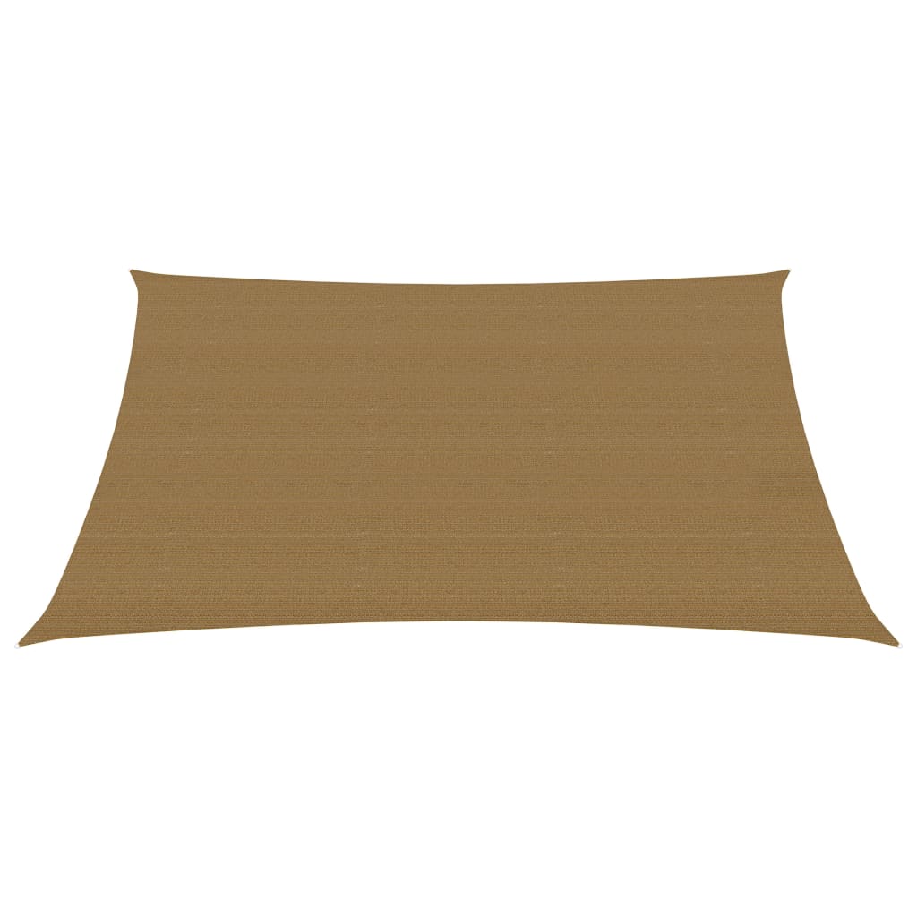 vidaXL Voile d'ombrage 160 g/m² Taupe 3x4,5 m PEHD