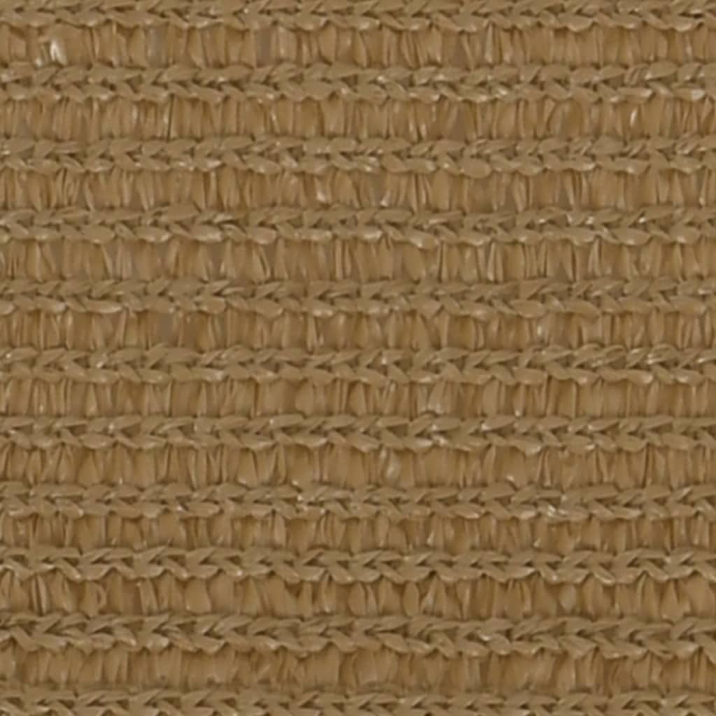 vidaXL Voile d'ombrage 160 g/m² Taupe 3x4,5 m PEHD