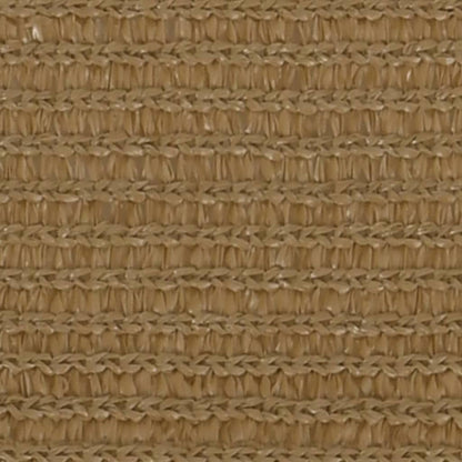 vidaXL Voile d'ombrage 160 g/m² Taupe 3x4,5 m PEHD