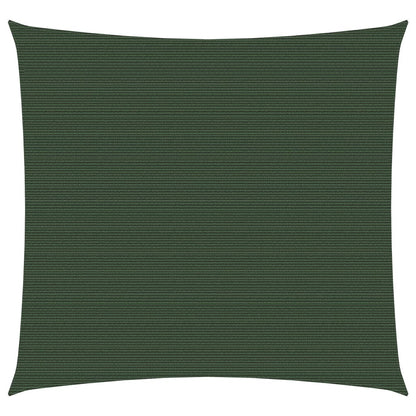 vidaXL Voile d'ombrage 160 g/m² Vert foncé 2,5x2,5 m PEHD