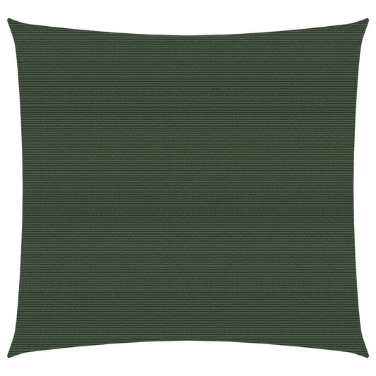 vidaXL Voile d'ombrage 160 g/m² Vert foncé 2,5x2,5 m PEHD