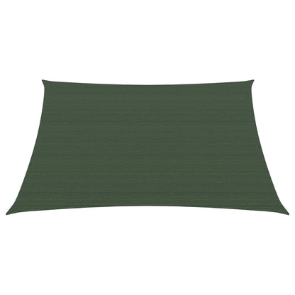 vidaXL Voile d'ombrage 160 g/m² Vert foncé 2,5x2,5 m PEHD