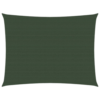 vidaXL Voile d'ombrage 160 g/m² Vert foncé 2x3 m PEHD