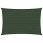 vidaXL Voile d'ombrage 160 g/m² Vert foncé 2,5x3,5 m PEHD