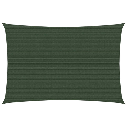 vidaXL Voile d'ombrage 160 g/m² Vert foncé 2,5x4 m PEHD