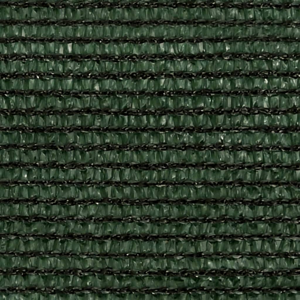 vidaXL Voile d'ombrage 160 g/m² Vert foncé 2,5x4 m PEHD