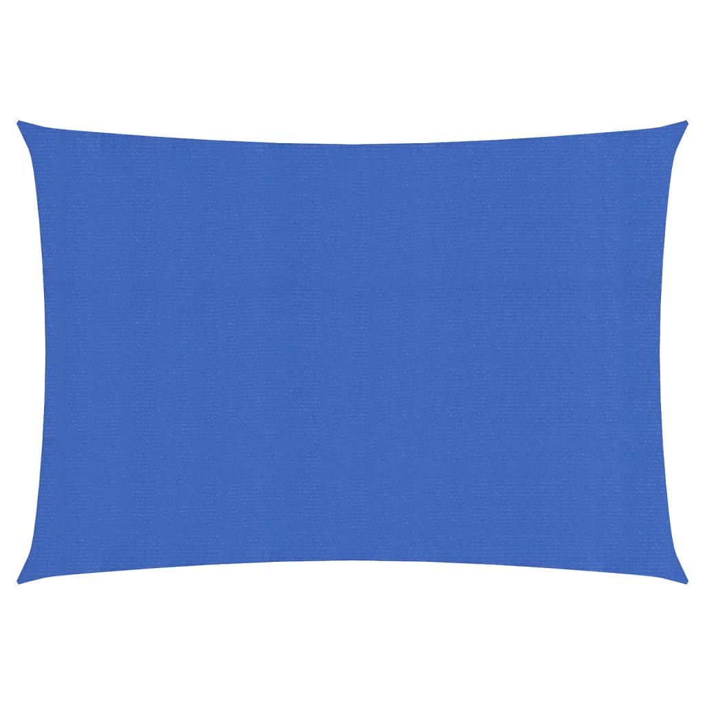 vidaXL Voile d'ombrage 160 g/m² Bleu 2,5x4,5 m PEHD