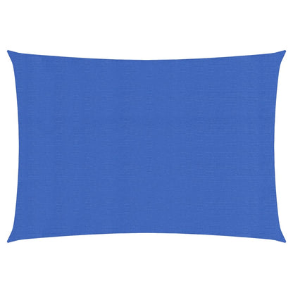 vidaXL Voile d'ombrage 160 g/m² rectangulaire bleu 2,5x5 m PEHD