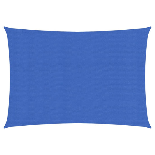 vidaXL Voile d'ombrage 160 g/m² rectangulaire bleu 2,5x5 m PEHD