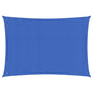 vidaXL Voile d'ombrage 160 g/m² rectangulaire bleu 2,5x5 m PEHD