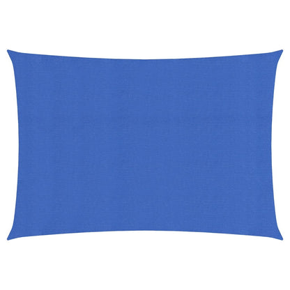 vidaXL Voile d'ombrage 160 g/m² rectangulaire bleu 3x5 m PEHD