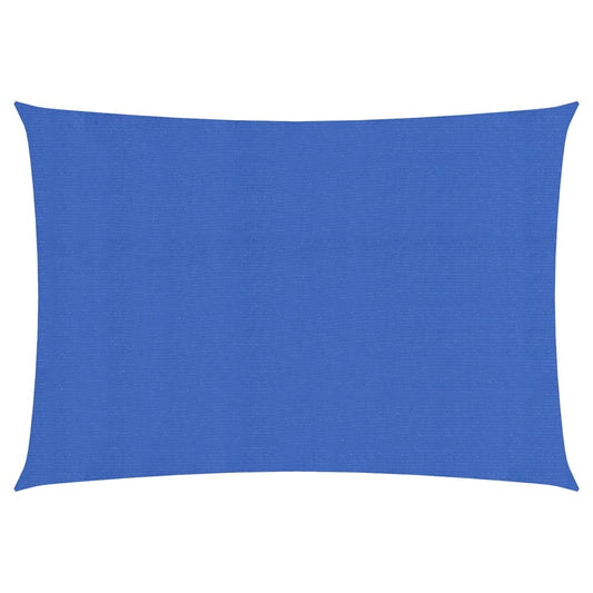 vidaXL Voile d'ombrage 160 g/m² rectangulaire bleu 3x5 m PEHD