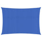 vidaXL Voile d'ombrage 160 g/m² rectangulaire bleu 3x5 m PEHD