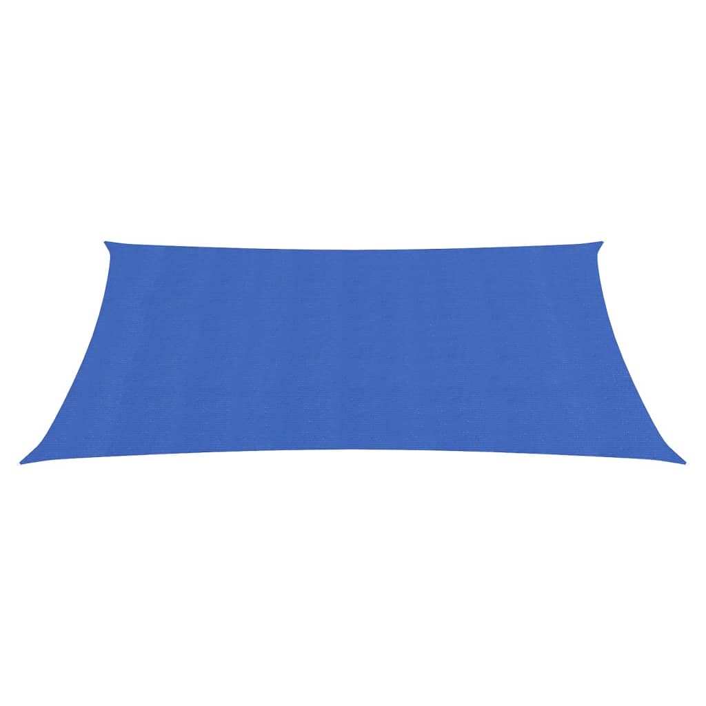 vidaXL Voile d'ombrage 160 g/m² rectangulaire bleu 3x5 m PEHD