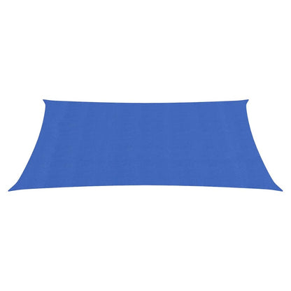 vidaXL Voile d'ombrage 160 g/m² rectangulaire bleu 3x5 m PEHD