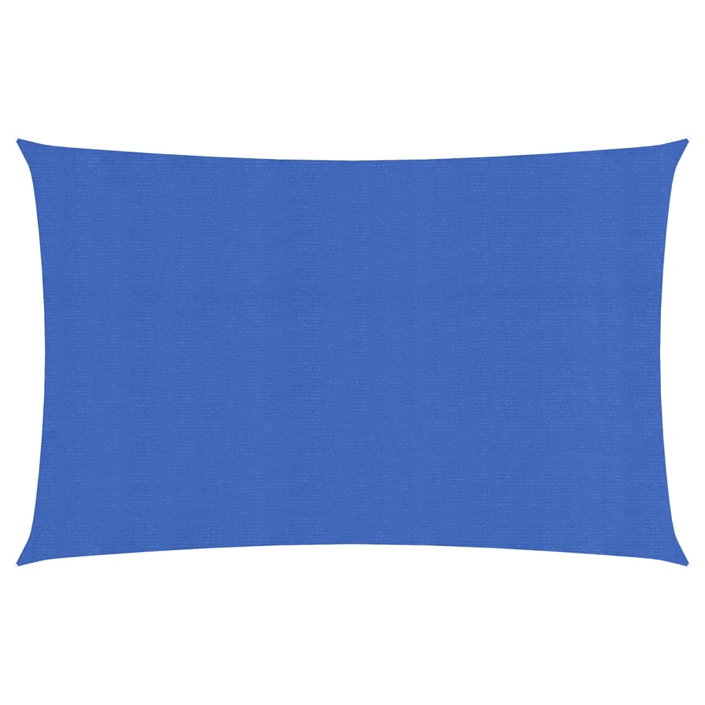 vidaXL Voile d'ombrage 160 g/m² rectangulaire bleu 3x6 m PEHD
