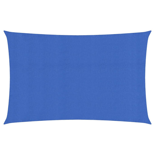 vidaXL Voile d'ombrage 160 g/m² rectangulaire bleu 3x6 m PEHD