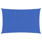 vidaXL Voile d'ombrage 160 g/m² rectangulaire bleu 3x6 m PEHD