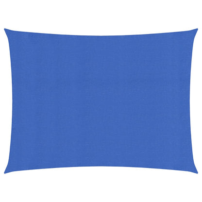 vidaXL Voile d'ombrage 160g/m² rectangulaire bleu 3,5x4,5 m PEHD
