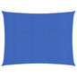 vidaXL Voile d'ombrage 160g/m² rectangulaire bleu 3,5x4,5 m PEHD